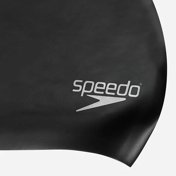 Mũ Bơi Người Lớn Speedo Long Hair Màu Đen