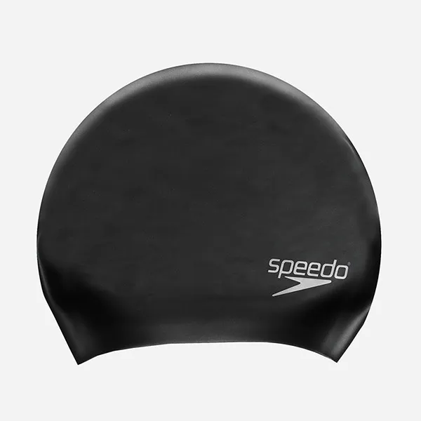 Mũ Bơi Người Lớn Speedo Long Hair Màu Đen