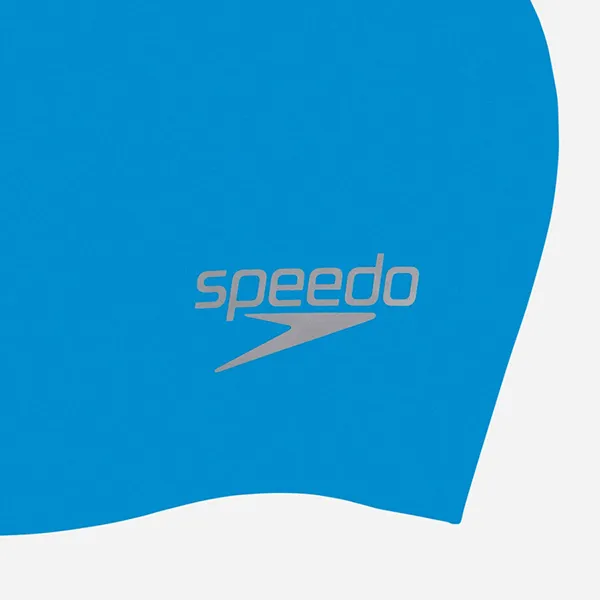 Mũ Bơi Người Lớn Speedo Moulded Silicone 8-70984D437 Màu Xanh Blue