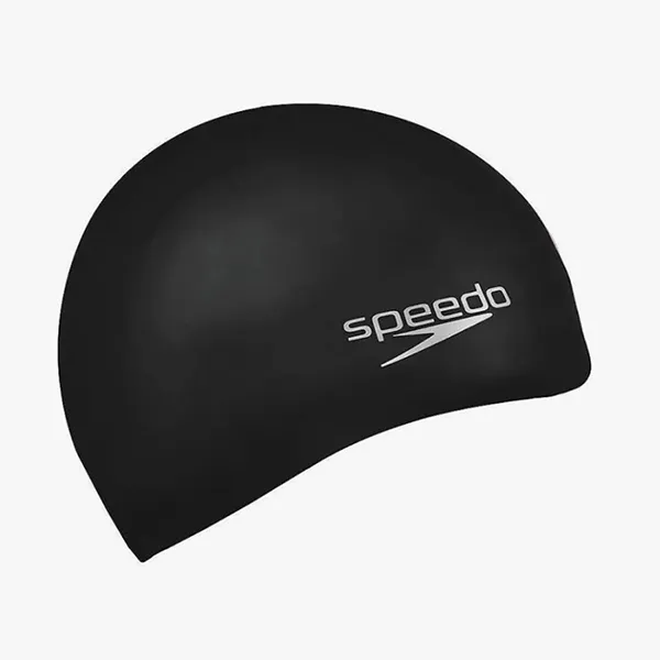 Mũ Bơi Người Lớn Speedo Plain Moulded Silicone 8-709849097 Màu Đen