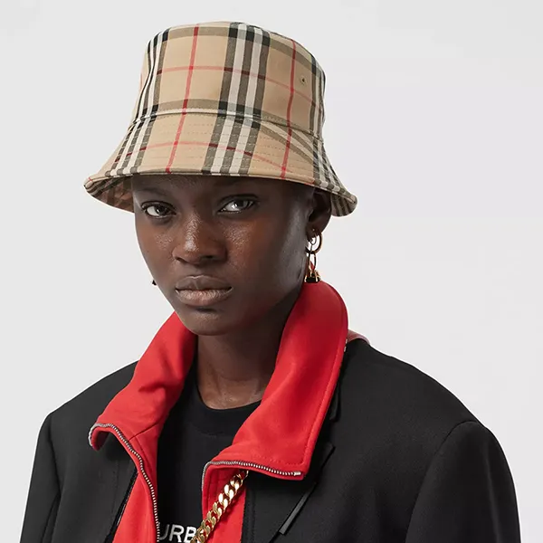Mũ Burberry Bucket Hat 80269271 Màu Be Size XS - Mũ nón - Vua Hàng Hiệu