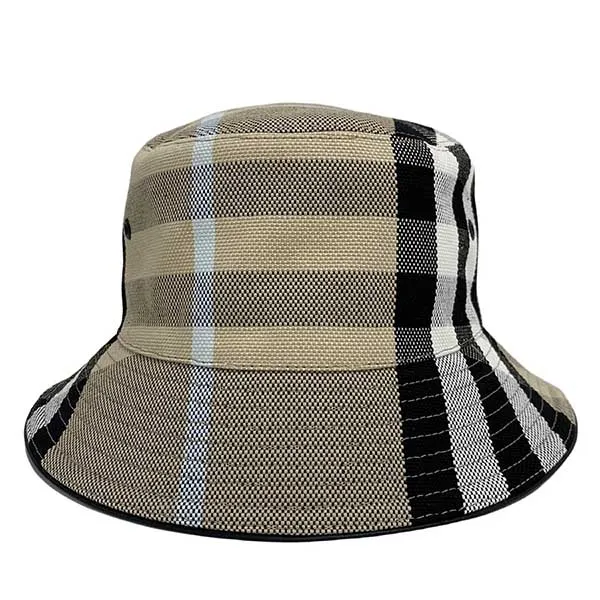 Mũ Burberry Purchase History Bucket 8040530 Màu Nâu Đen Caro Size S