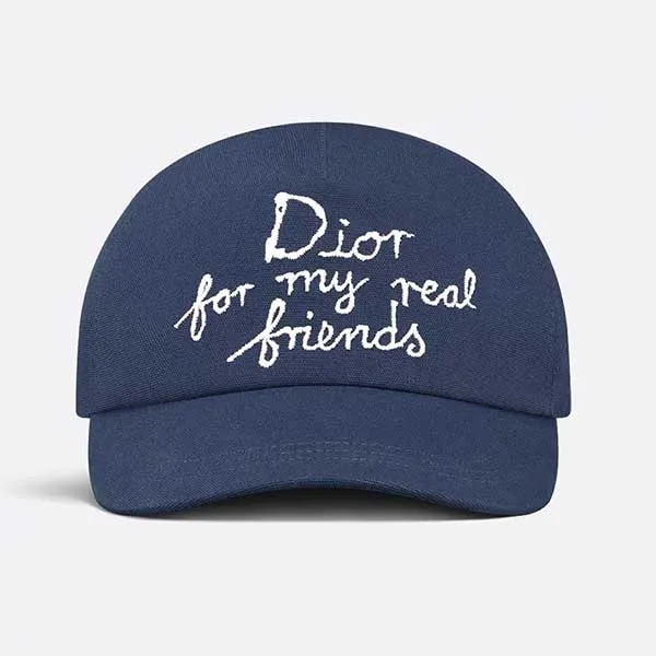 Mũ Dior Adjustable Cap Màu Xanh Navy - Mũ nón - Vua Hàng Hiệu
