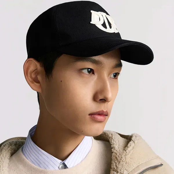 Mũ Dior Diamond Baseball Cap Màu Đen Size M - Mũ nón - Vua Hàng Hiệu