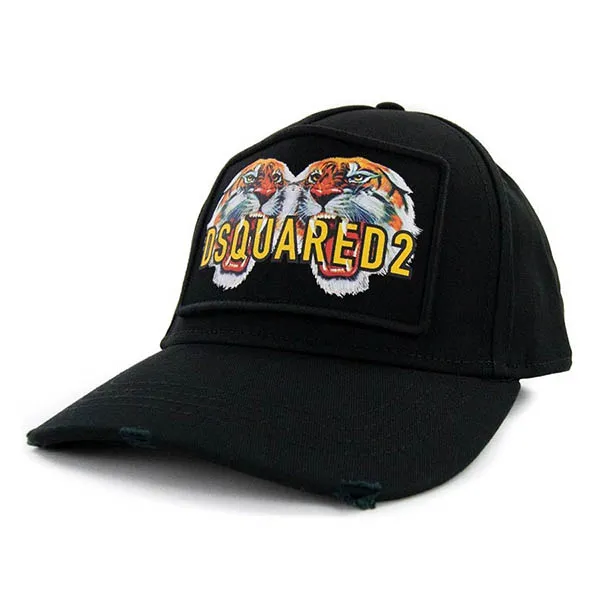 Mũ Dsquared2 Tiger Logo Cap Black Màu Đen