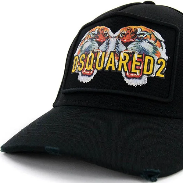 Mũ Dsquared2 Tiger Logo Cap Black Màu Đen