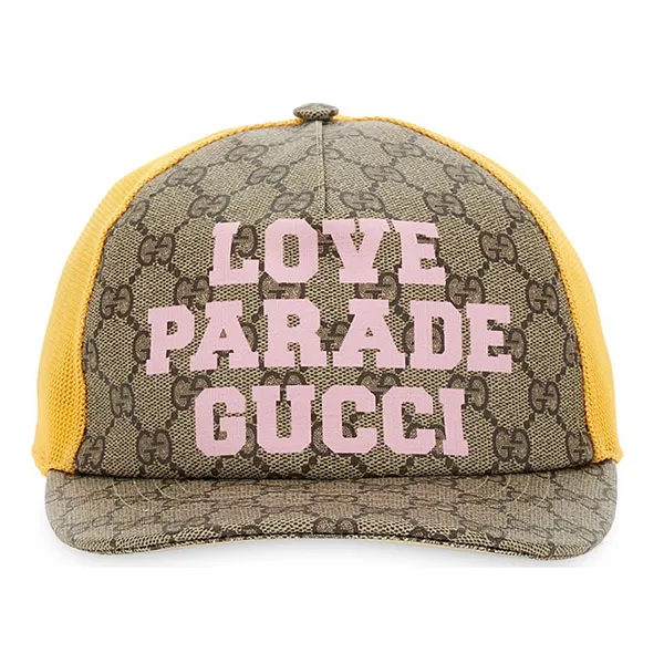 Mũ Gucci Love Parade Gucci Fabric Baseball Brown Màu Nâu Size L - Mũ nón - Vua Hàng Hiệu