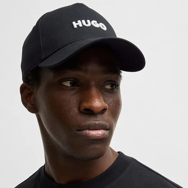 Mũ Hugo Boss Cotton-twill Cap With Logo 50533410 Màu Đen - Mũ nón - Vua Hàng Hiệu