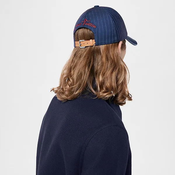 Mũ Nam Louis Vuitton LV Varsity Cap M7007M Màu Xanh Navy Size M - Mũ nón - Vua Hàng Hiệu