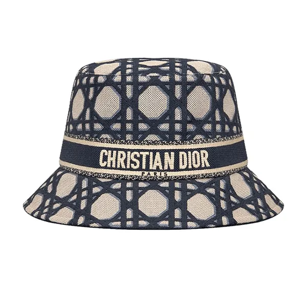 Mũ Nữ Dior D-Bobby Small Brim Bucket Hat 41CAN923X131-C524 Màu Xanh Phối Be - Mũ nón - Vua Hàng Hiệu
