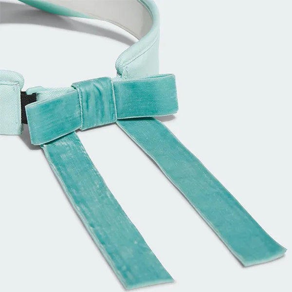 Mũ Nửa Đầu Nữ Adidas Ribbon Visor JX7038 Màu Xanh BLue - Mũ nón - Vua Hàng Hiệu