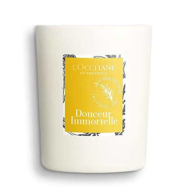 Nến Thơm L'Occitane Up-Lifting Douceur Immortelle Candle 140g - Nến thơm - Vua Hàng Hiệu
