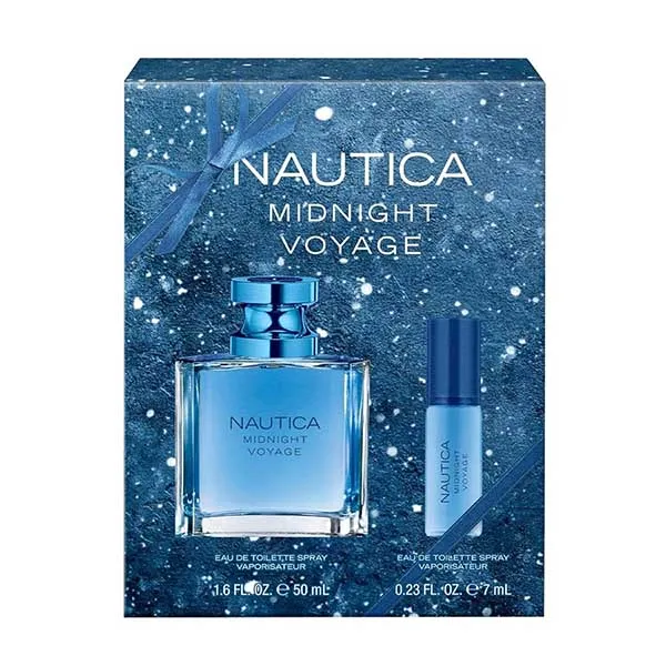 Set Nước Hoa Nam Nautica Midnight Voyage Eau De Toilette Set (50ml + 7ml) - Nước hoa - Vua Hàng Hiệu