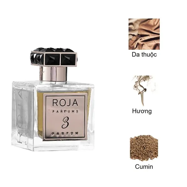 Nước Hoa Unisex Roja Parfums De La Nuit 3 Parfum 100ml - Nước hoa - Vua Hàng Hiệu