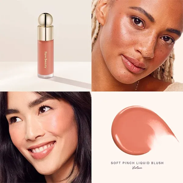 Phấn Má Dạng Kem Rare Beauty Soft Pinch Liquid Blush Virtue Màu Be Hồng