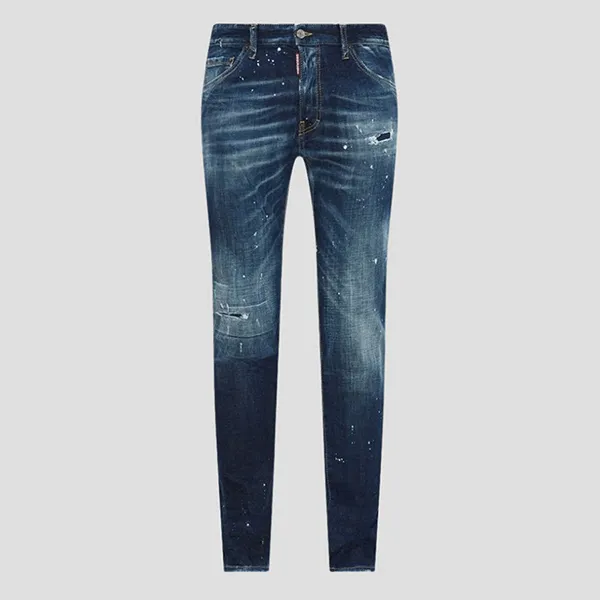 Quần Jean Nam Dsquared2 5 Pocket Cool Guy Denim S71LB1272 S30664 470 Màu Xanh Size 44 - Thời trang - Vua Hàng Hiệu