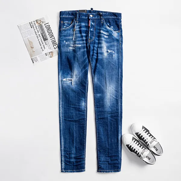 Quần Jean Nam Dsquared2 Cool Guy Button Closure S71LB1206 S30342 470 Màu Xanh Size 44 - Thời trang - Vua Hàng Hiệu
