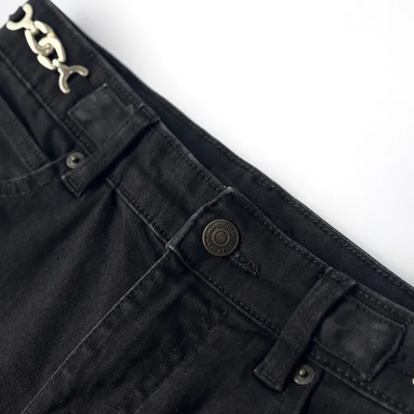 Quần Jean Nữ Maje With Curb Chains And Fringing 123PACHASLIM Màu Đen Size 36 - Thời trang - Vua Hàng Hiệu