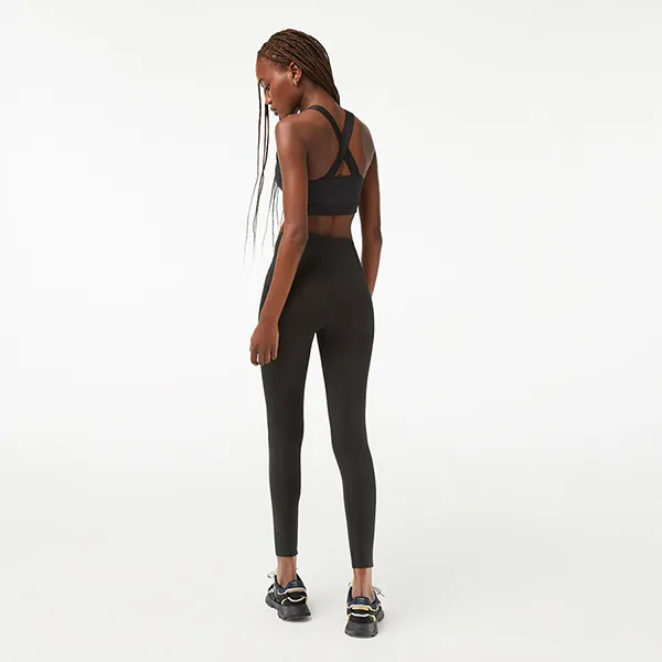 Quần Legging Nữ Lacoste Women's Slim Fit Sport OF4904 00 031 Màu Đen Size XS - Thời trang - Vua Hàng Hiệu