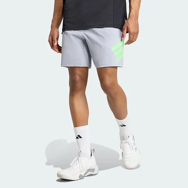 Quần Short Nam Adidas 3 Sọc Icon JW9976 Màu Xám Bạc Size S 7in - Thời trang - Vua Hàng Hiệu