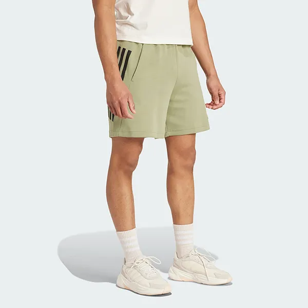 Quần Short Nam Adidas Future Icons 3-Stripes IW8540 Màu Xanh Green Size S - Thời trang - Vua Hàng Hiệu