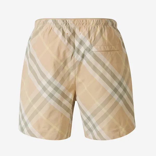 Quần Short Nam Burberry Checked Print In Beige 8083161 Màu Be Size S - Thời trang - Vua Hàng Hiệu