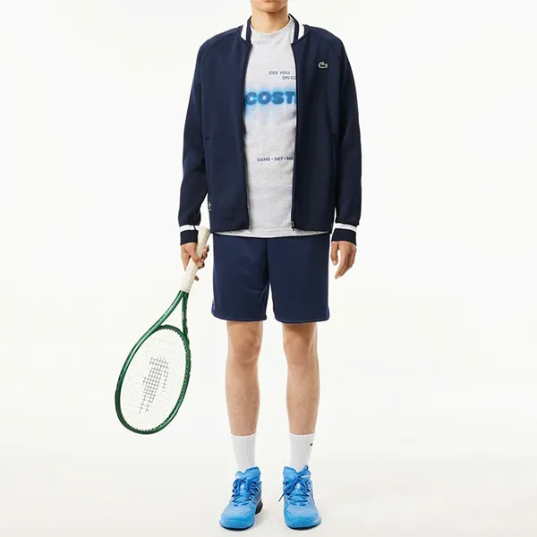 Quần Short Nam Lacoste Daniil Medvedev GH3150 00 525 Màu Xanh Navy Size 3