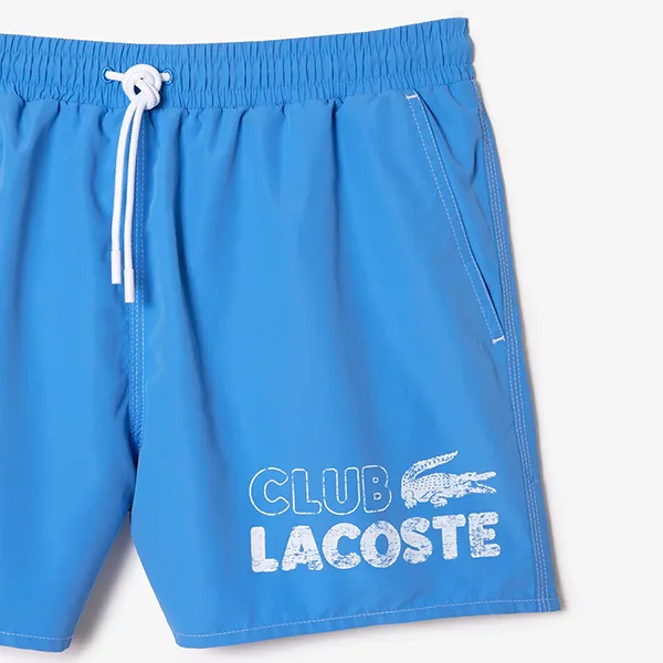 Quần Short Nam Lacoste Men’s Quick-Dry Lined Swim Trunks MH5637 L99 Màu Xanh Blue Size S - Thời trang - Vua Hàng Hiệu