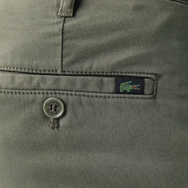 Quần Short Nam Lacoste Men's Slim Fit Dark Green Bermuda FH2647 316 Màu Xanh Nhạt Size 40 - Thời trang - Vua Hàng Hiệu