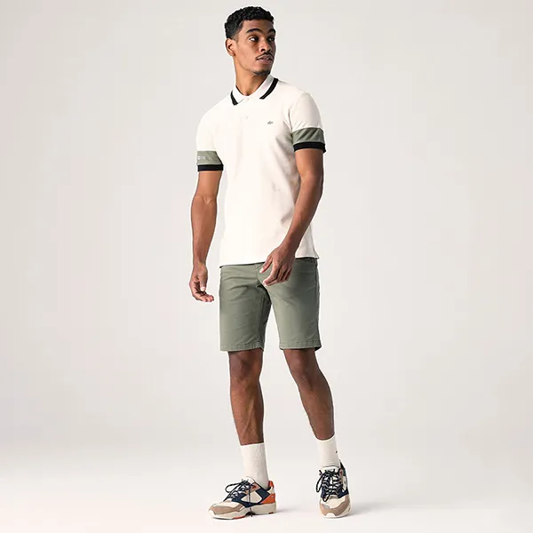 Quần Short Nam Lacoste Men's Slim Fit Dark Green Bermuda FH2647 316 Màu Xanh Nhạt Size 40 - Thời trang - Vua Hàng Hiệu