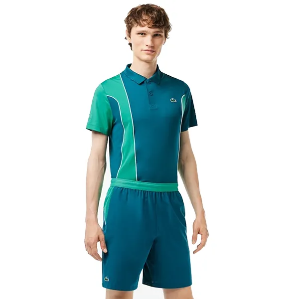 Quần Short Nam Lacoste Men’s Sport x Novak Djokovic Colorblock Shorts GH9354 00 X99 Màu Xanh Size 2 - Thời trang - Vua Hàng Hiệu