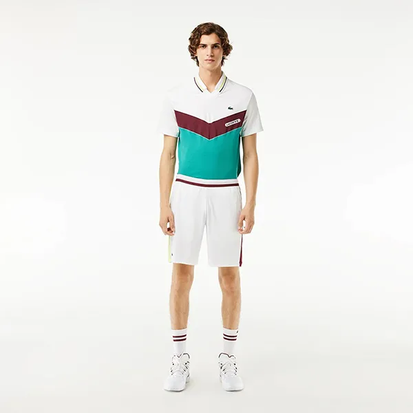 Quần Short Nam Lacoste Tennis x Daniil Medvedev Regular Fit GH1098 00 Q0I Màu Trắng Size 2 - Thời trang - Vua Hàng Hiệu