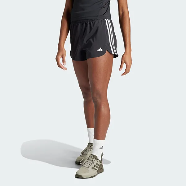 Quần Short Nữ Adidas IT7760 Pacer 3-Stripes High Waisted Woven Training Màu Đen Size 2XS 4in - Thời trang - Vua Hàng Hiệu