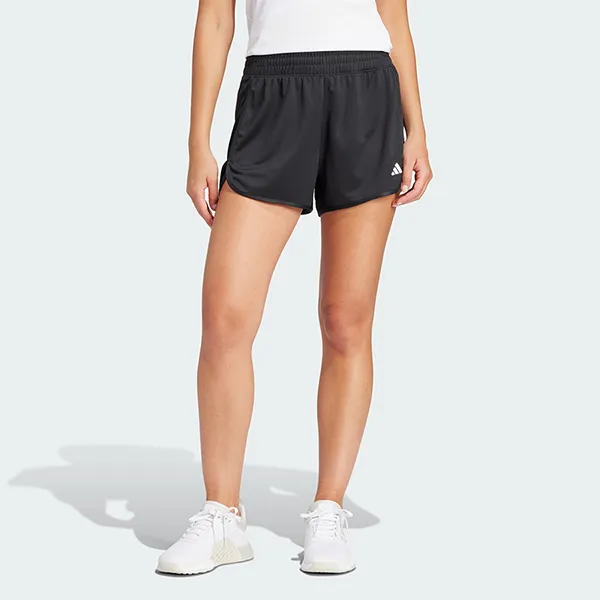 Quần Short Nữ Adidas Pacer Essentials High Waisted Knit IQ2576 Màu Đen Size S 4in - Thời trang - Vua Hàng Hiệu
