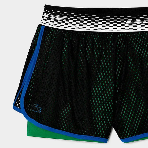 Quần Short Nữ Lacoste Women's Lined Tennis Shorts GF4915 00 GLV Màu Xanh Phối Đen Size 32 - Thời trang - Vua Hàng Hiệu
