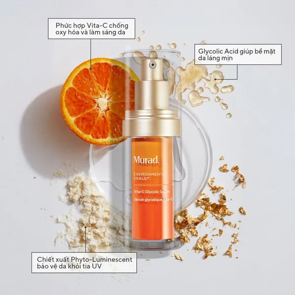 Serum Hỗ Trợ Sáng Da, Đều Màu Murad Vita-C Glycolic Serum 30ml - Mỹ phẩm - Vua Hàng Hiệu