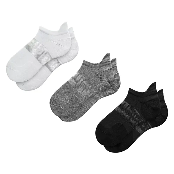 Set 3 Đôi Tất Lululemon Unisex Daily Essentials Power Stride Tab Ankle Socks White/Grey/Black Freesize Màu Trắng/Đen/Xám - Thời trang - Vua Hàng Hiệu
