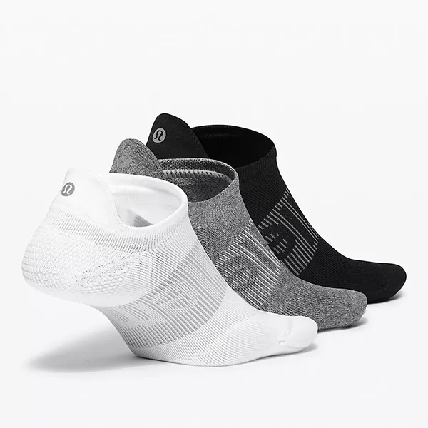 Set 3 Đôi Tất Lululemon Unisex Daily Essentials Power Stride Tab Ankle Socks White/Grey/Black Freesize Màu Trắng/Đen/Xám - Thời trang - Vua Hàng Hiệu
