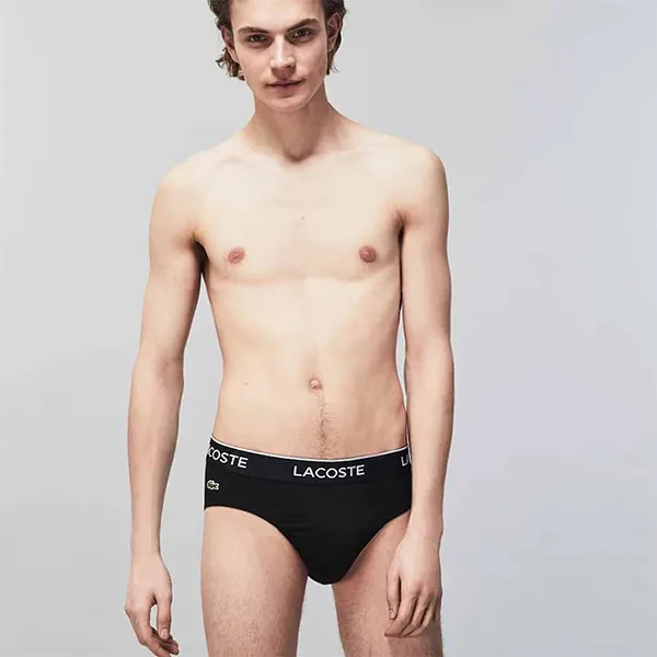 Set 3 Quần Lót Nam Lacoste 8H3472-51-031 Màu Đen Size S - Thời trang - Vua Hàng Hiệu