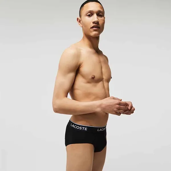 Set 3 Quần Lót Nam Lacoste 8H3472-51-031 Màu Đen Size S - Thời trang - Vua Hàng Hiệu