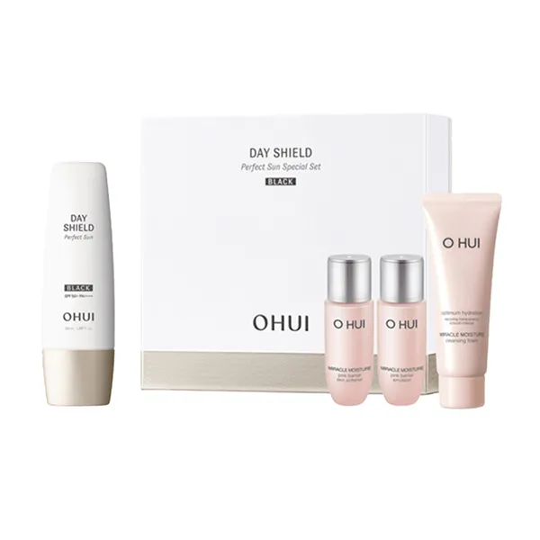 Set Chăm Sóc Da Ohui Day Shield Perfect Sun Black 4 Món - Mỹ phẩm - Vua Hàng Hiệu