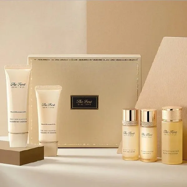 Set Kem Ch.ống Nắng Dịu Da, Tái Sinh Da Ohui The First Vitamin UV Defense 5 Món - Kem chống nắng - Vua Hàng Hiệu
