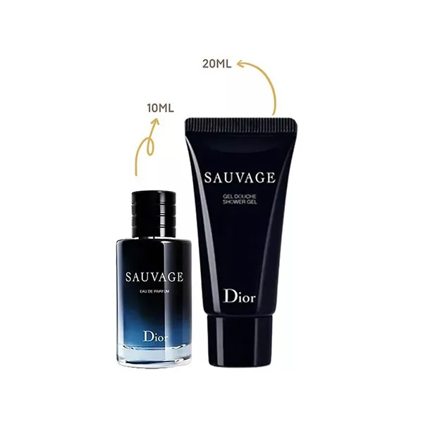 Set Nước Hoa Nam Dior Sauvage 2 Món (EDP Mini 10ml + Sữa Tắm Shower Gel 20ml) - Nước hoa - Vua Hàng Hiệu