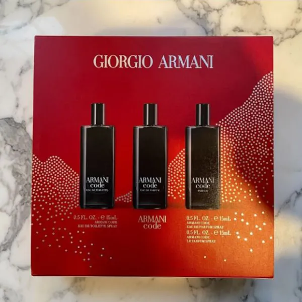 Set Nước Hoa Nam Giorgio Armani Beauty Men's 3-Pc Armani Code Fragrance Discovery Mini 15ml x 3 - Nước hoa - Vua Hàng Hiệu