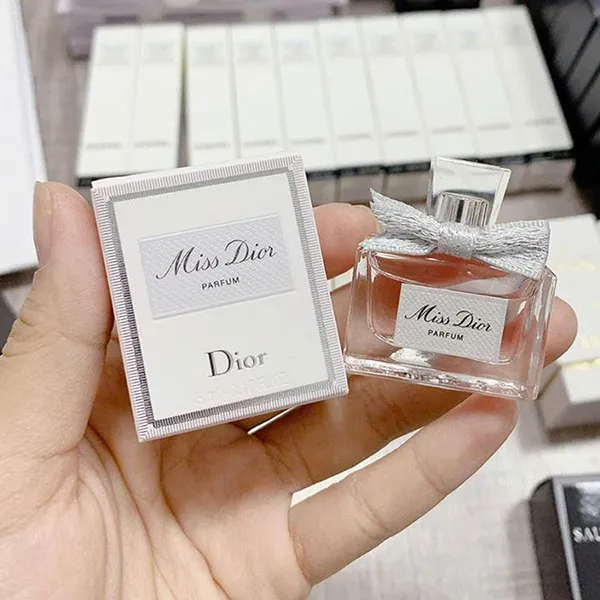 Set Nước Hoa Nữ Dior Miss Dior Parfum Và Son Dior Rouge Velvet Màu 777 Fahrenheit Đỏ Cam Mini - Nước hoa - Vua Hàng Hiệu
