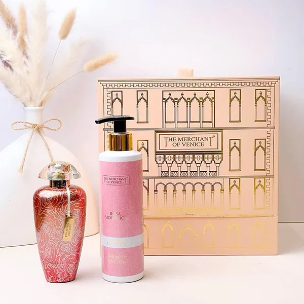 Set Nước Hoa Nữ The Merchant Of Venice Rosa Moceniga EDP Set 2 Món (100ml + 250ml)