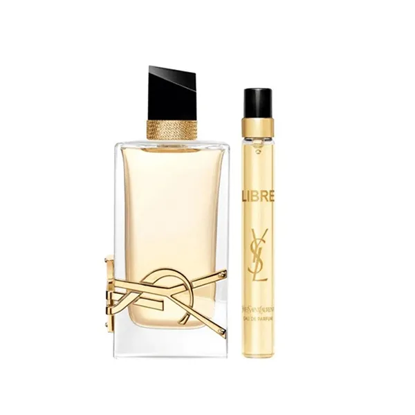 Set Nước Hoa Nữ Yves Saint Laurent YSL Libre EDP (90ml + Mini 10ml + Son NM Nu Muse Màu Cam Đất Mini)
