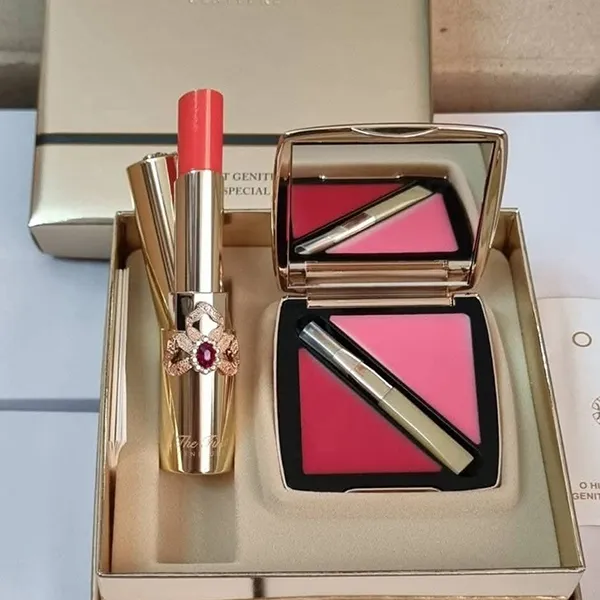 Set Son Dưỡng Ohui The First Geniture Lipbalm Coral 2 Món - Son Môi - Vua Hàng Hiệu