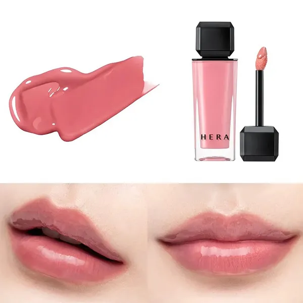 Son Bóng Hera Sensual Nude Gloss 422 Lingerie Màu Hồng Đào Đất