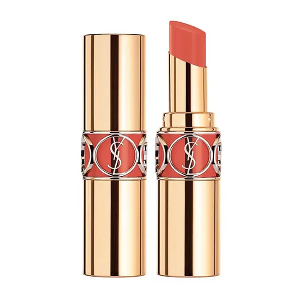 Son Dưỡng Yves Saint Laurent YSL Rouge Volupté Shine 152 Pink Broderie Màu Hồng Nhạt - Son Môi - Vua Hàng Hiệu